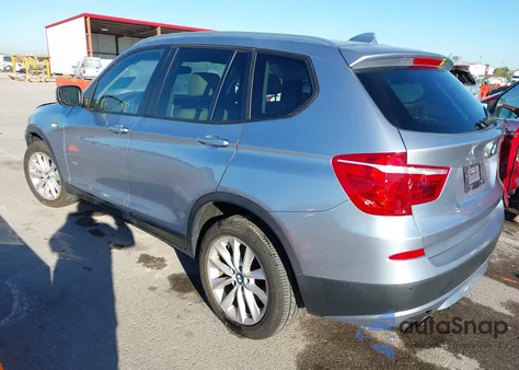 2013 BMW X3 xDrive28I из США, поврежденный, VIN 5UXWX9C5XD0A20054